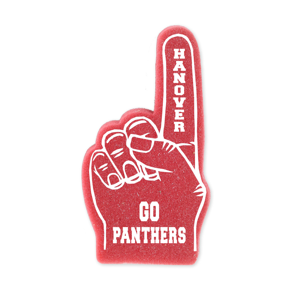 Mini Foam Finger Red Hanover College Campus Store