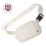 Quilted Belt Bag | White