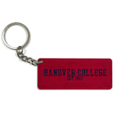 Small Rectangle Key Chain | Navy/Red