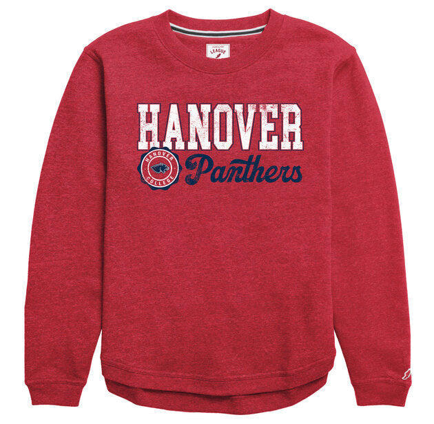 Victory Springs Ladies Crewneck | Heather Vintage Red