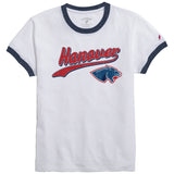 Ladies Intramural Ringer Tee | White