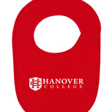 Striped Newborn Bib | Red/White