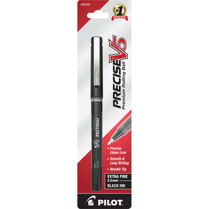 Precise V5 Roller Ball Pen-Blk 1Pk