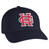 Airflow Laser Front Panel Structured Classic Fit Cap | Navy