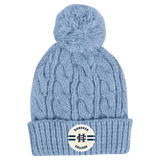 Kierra Cable Knit Beanie | Cloud