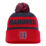 Nike Peak Stripe Beanie | Red/Navy