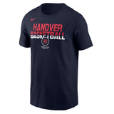 Nike Core Cotton Short Sleeve Basketball Tee | Navy