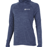 Ladies Space Dye Performance Pullover | Navy