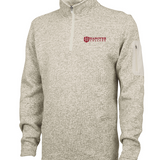 Men's Heather Fleece 1/4 Zip Pullover | Oatmeal