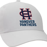 Classic Structured Poly Stretch Fitted Cap | White