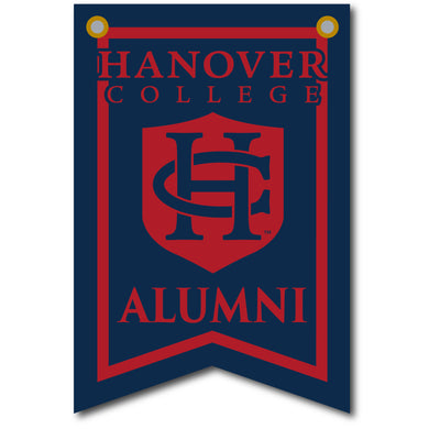12 X 18 Dovetail Alumni Banner| Navy
