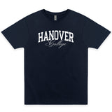 College Script Tee | Navy