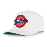 Retro Circle 80's Throwback | White