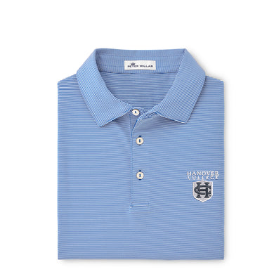 Jubilee Stripe Stretch Jersey Polo | Navy