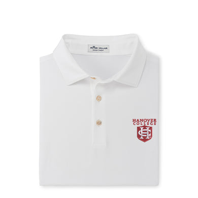 Solid Performance Jersey Polo | White