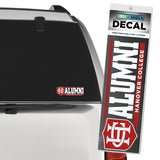 Standard Alumni Decal | Red/Silver