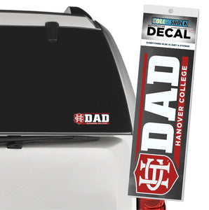 Standard Dad Decal, Red/Navy