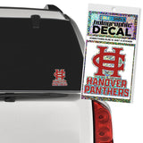Holographic Decal | Red/Navy