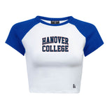 Ladies Homerun Tee | White/Royal