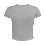 Ladies Baby Tee | Grey