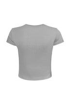 Load image into Gallery viewer, Ladies Baby Tee | Grey
