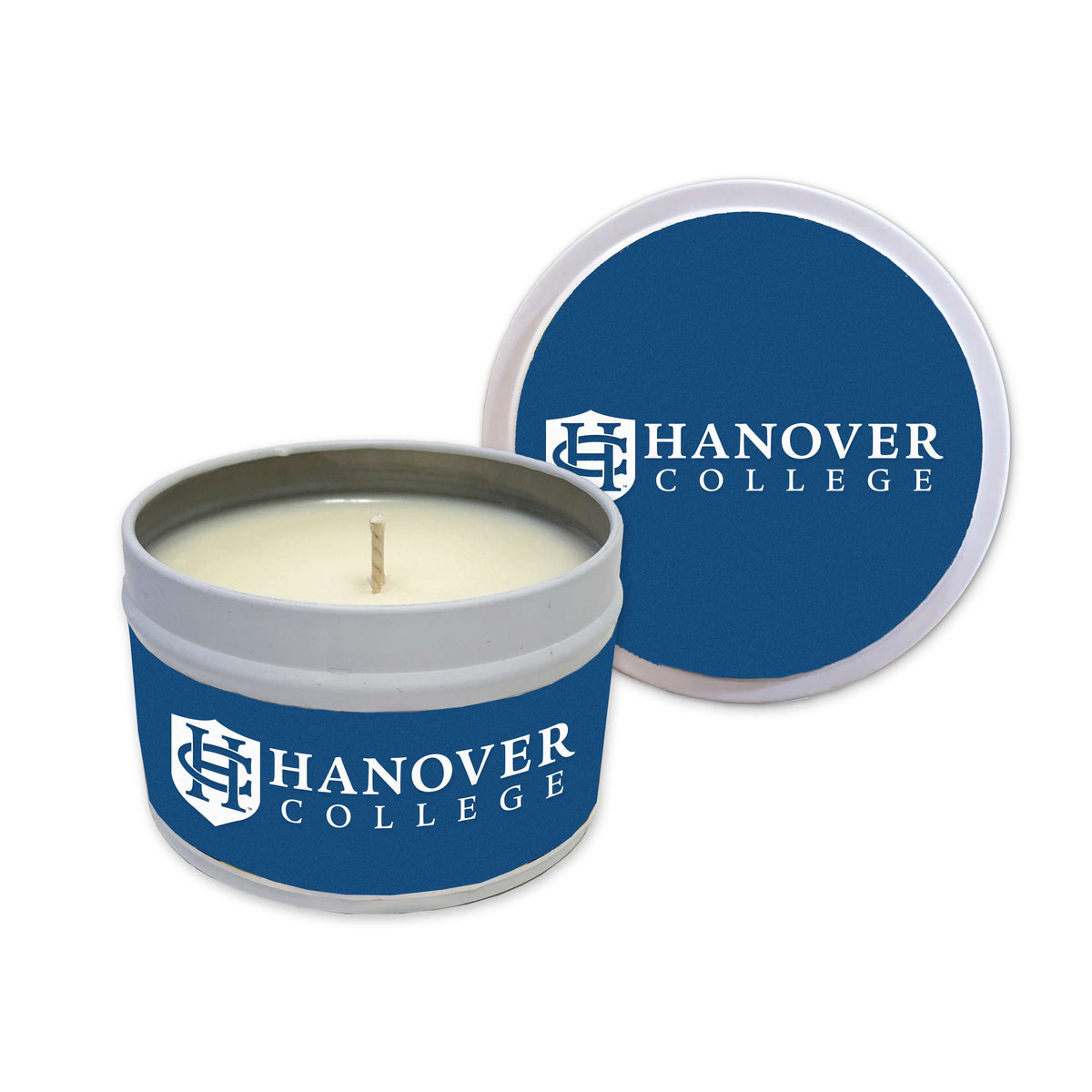 Candle Tin Hanover College Campus Store