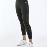 Laser Cut 7/8 Pant | Black