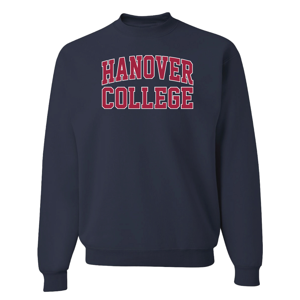 Core Crewneck Sweatshirt, Navy – Hanover College Campus Store