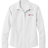 Ladies Wrinkle-Free Classic Oxford Cloth Shirt | White
