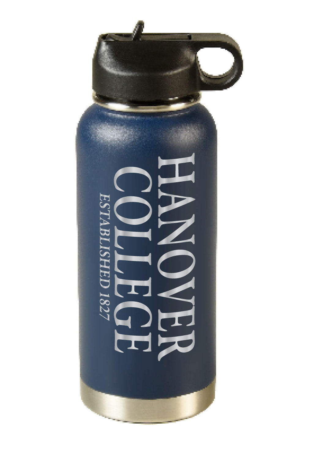 32oz. Powder Coated Stainless Water Bottle, Navy (F23)