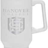 40oz. Handled Stainless Steel Travel Mug | White