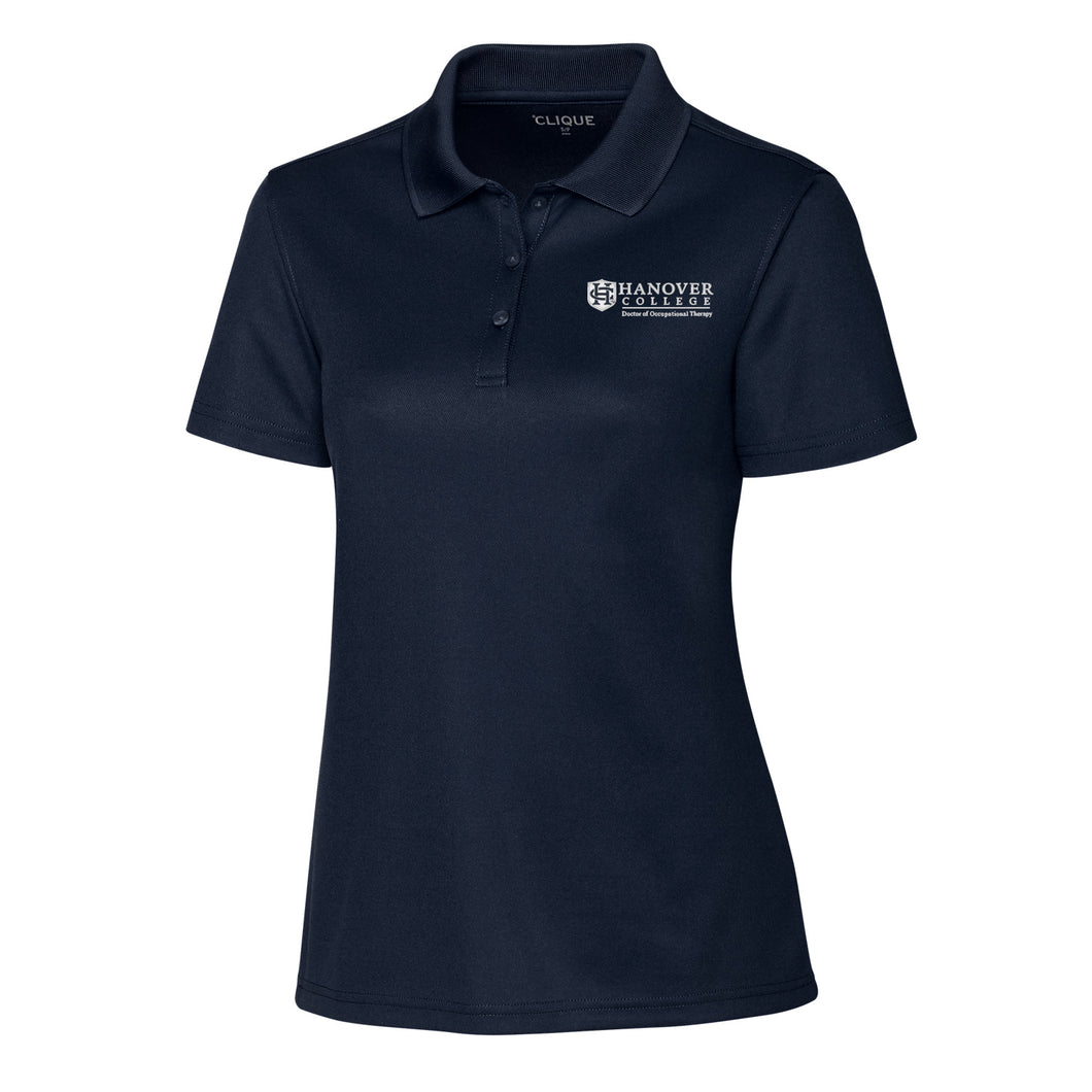 Ladies Occupational Therapy Pique Polo, Navy