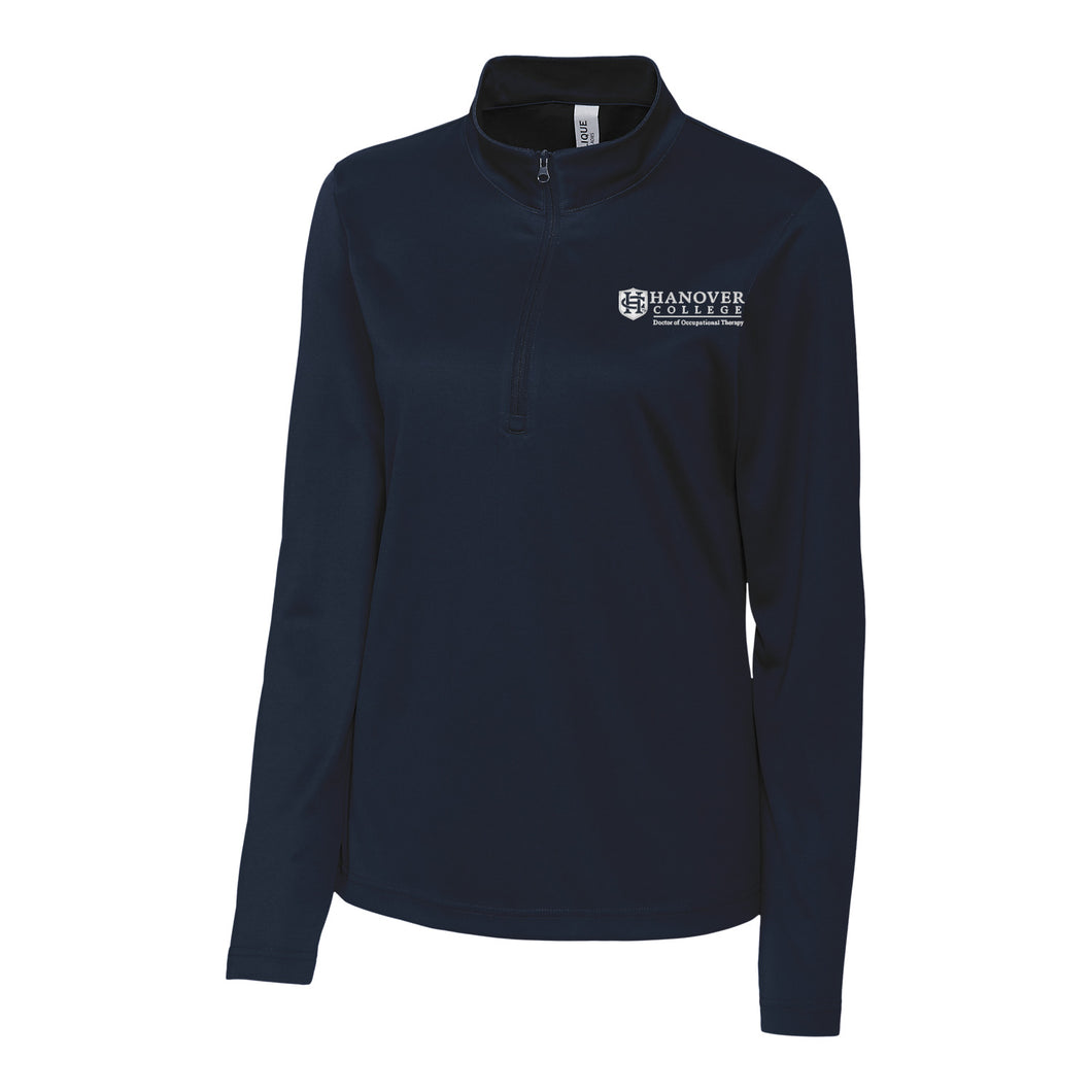 Ladies Occupational Therapy 1/4 Zip, Navy