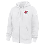 Club Fleece Full Zip Hoodie | White