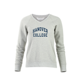 Ladies Travel V-Neck Pullover | Oxford Heather