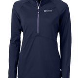 Ladies Adapt Eco Knit Half Zip Pullover | Navy Blue