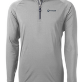 Men's Adapt Eco Knit Quarter Zip Pullover | Polished Silver