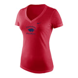 Tri-Blend Short Sleeve Mid-V | Red
