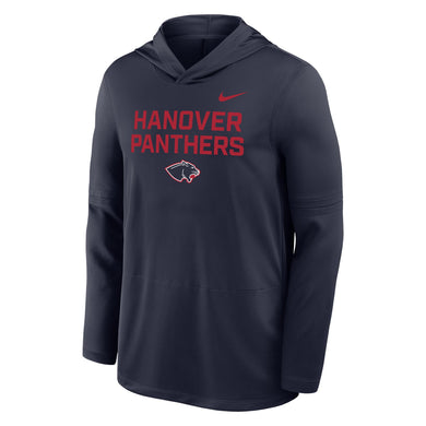 Men's Nike Dri Fit Lightweight Hoodie Top | Navy