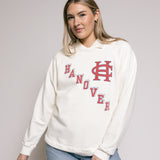 Ladies French Terry Crew | Vintage White