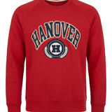 Vintage Fleece Raglan Crewneck | Crimson