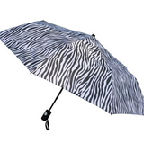 Wild Prints Folding Umbrella | Zebra
